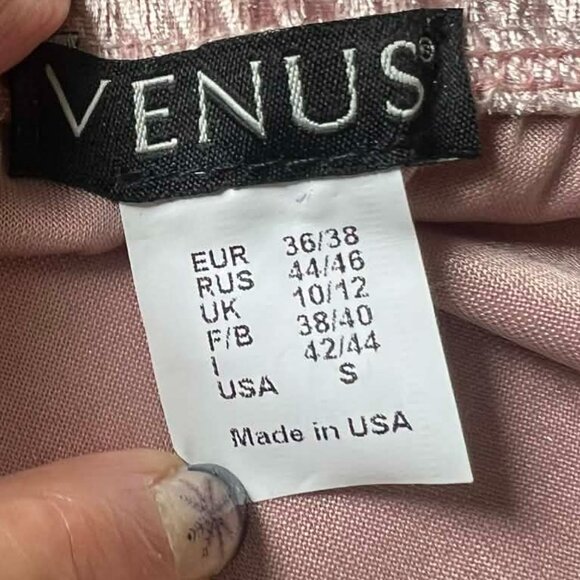 Venus Halter Cocktail Dress – Size Small, Antique Rose Velvet - Picture 2 of 8